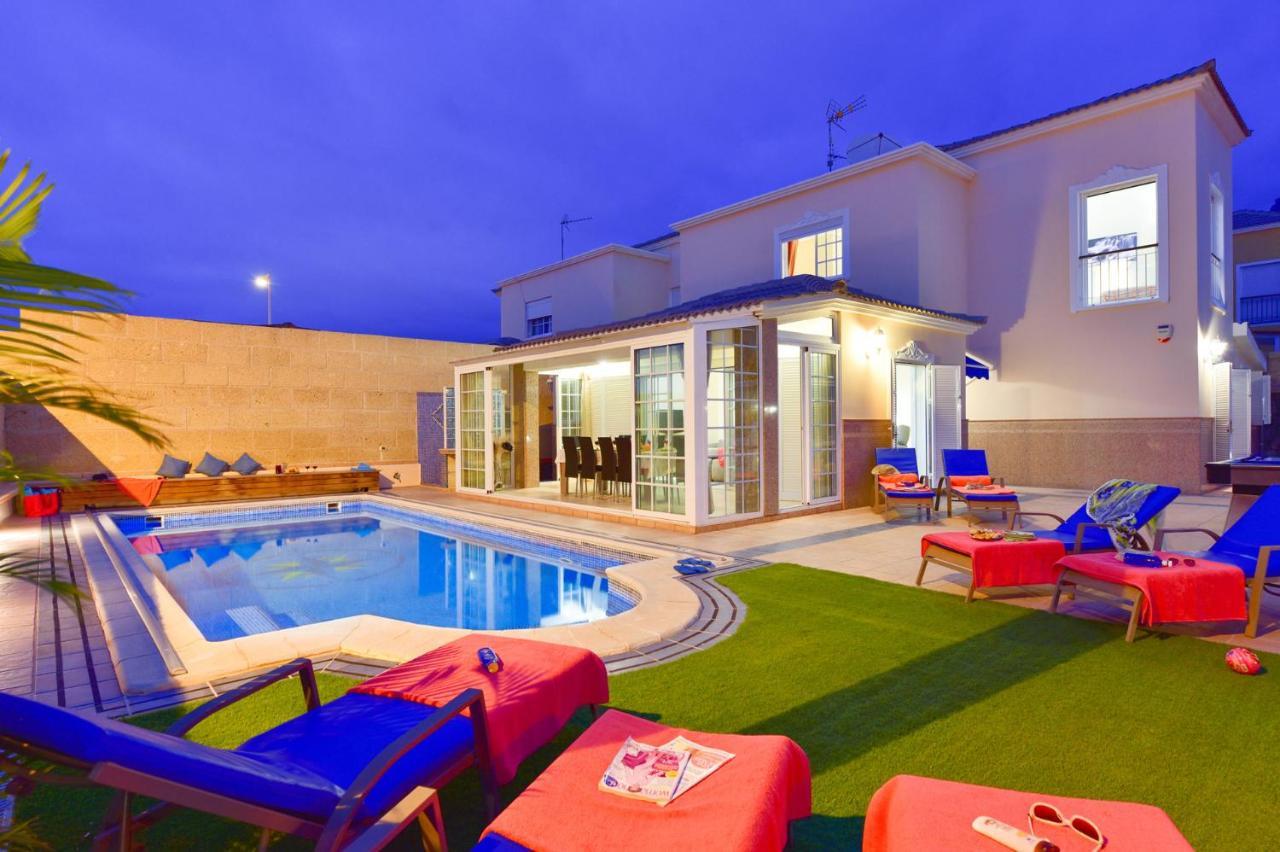 Villa Teide Sol Con Piscina Climatizada, Playa Fanabe, Costa Adeje Экстерьер фото