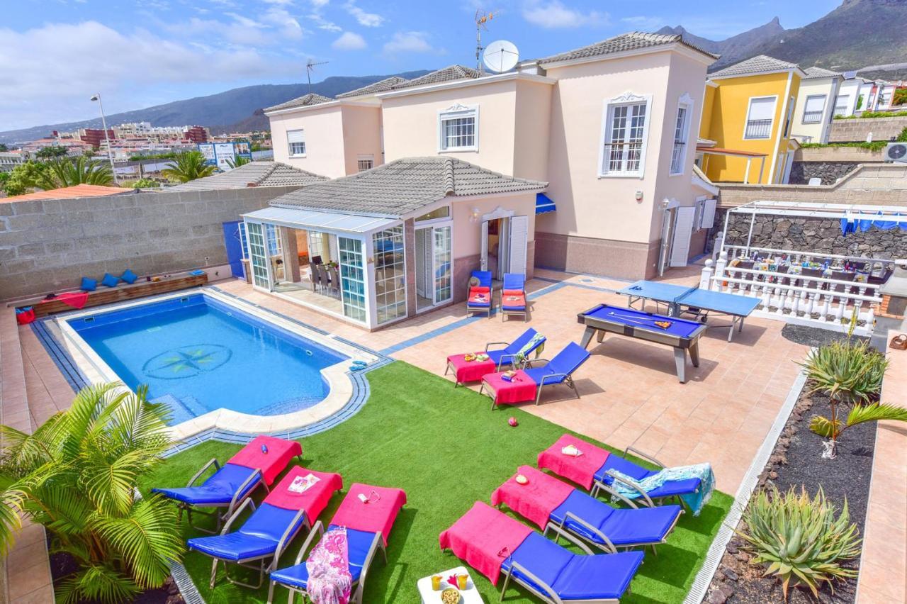 Villa Teide Sol Con Piscina Climatizada, Playa Fanabe, Costa Adeje Экстерьер фото