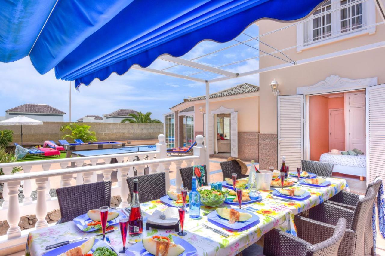 Villa Teide Sol Con Piscina Climatizada, Playa Fanabe, Costa Adeje Экстерьер фото